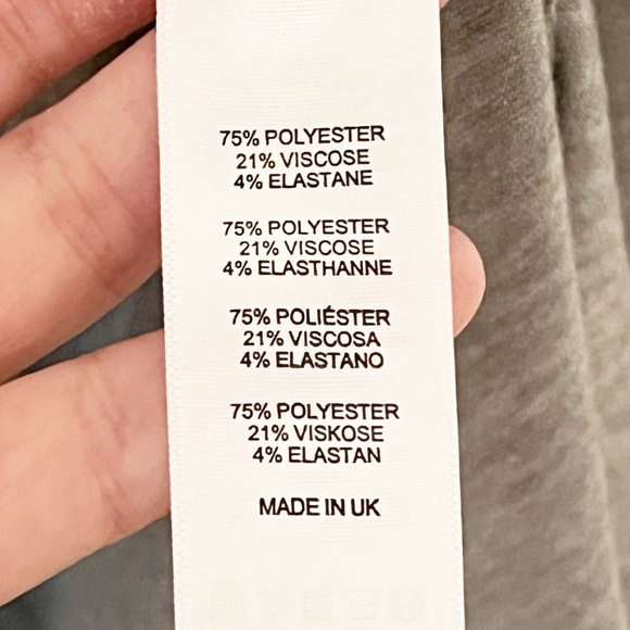 ASOS Light Gray Long Line Duster Open Front Cardigan Size 16 - Picture 6 of 7